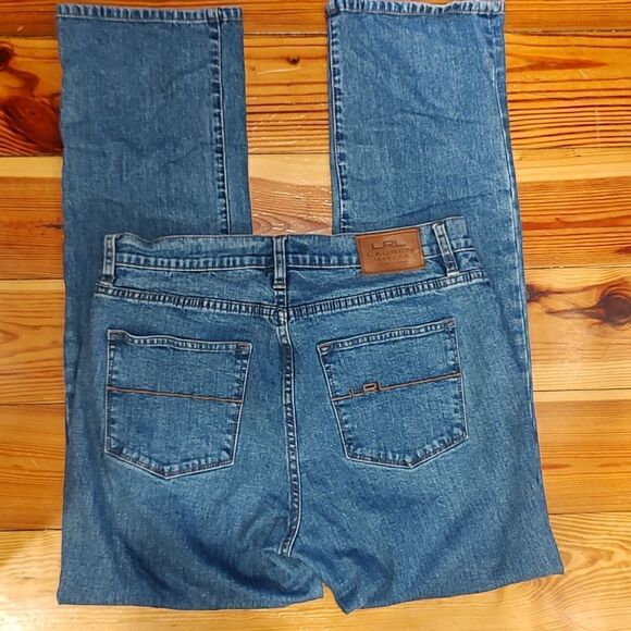 LRL Lauren Jeans Co Denim Straight Leg Jeans Medium Wash Size 10 - Picture 7 of 9